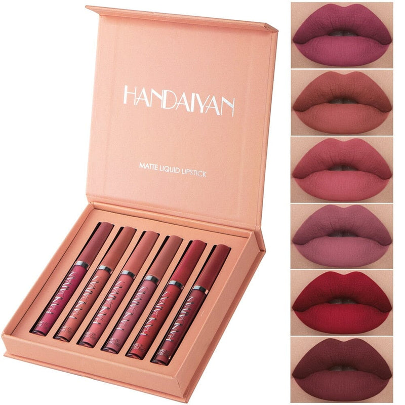 HANDAIYAN Lippenstift – Lippenset 6 Einheiten